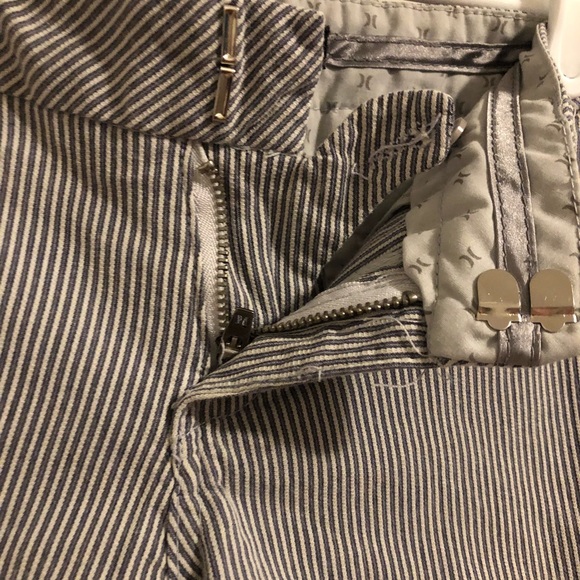 Hurley pin stripe nautical blue and white shorts - Picture 9 of 12